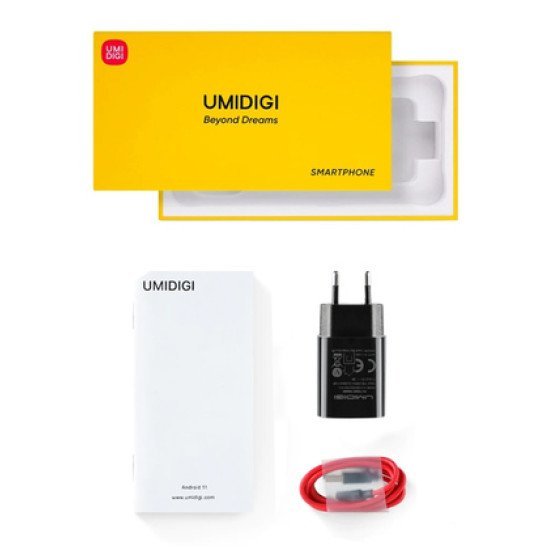 Umidigi Smartphone Power 5, 6.53", 3/64Gb, Android 11, 6150 Mah, Μπλε