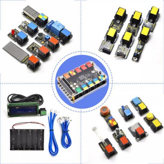 Keyestudio Easy Plug Super Starter Kit Ks4021 Για Micro:bit Stem Keyestudio Easy Plug Super Starter Kit Ks4021 Για Micro:bit Stem