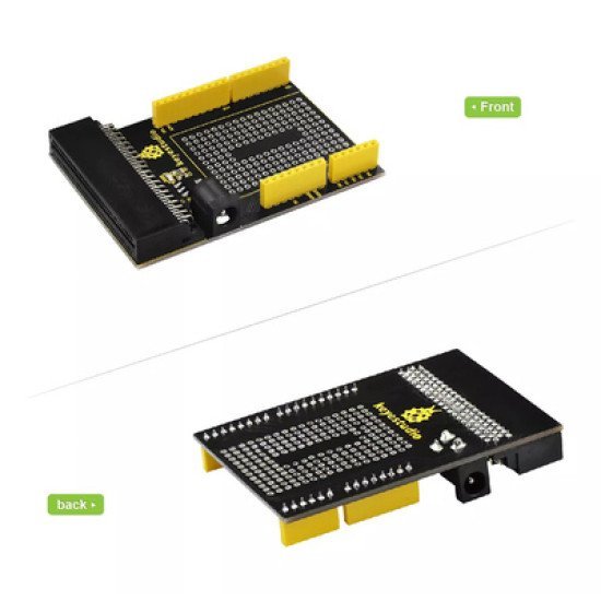 Keyestudio Micro:bit Prototyping Shield V1 Ks0292, Με Small Breadboard Keyestudio Micro:bit Prototyping Shield V1 Ks0292, Με Small Breadboard