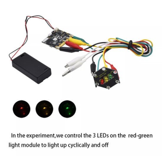 Keyestudio Honeycomb Traffic Light Module Ks0480 Για Micro:bit Keyestudio Honeycomb Traffic Light Module Ks0480 Για Micro:bit