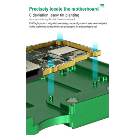 Jly Βάση Επισκευής Motherboard Bst-1023Aplus Για Iphone, Με Bga Stencils