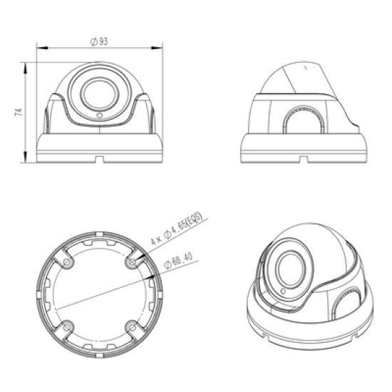 Longse Υβριδική Κάμερα Lirdbahtc500Fke, 2.8Mm, 5Mp, Ip67, Ir 20M Longse Υβριδική Κάμερα Lirdbahtc500Fke, 2.8Mm, 5Mp, Ip67, Ir 20M