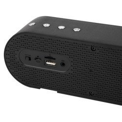 Powertech Soundbar Pt-986, 10W Rms, Tws, Fm, 1200Mah, Μαύρο