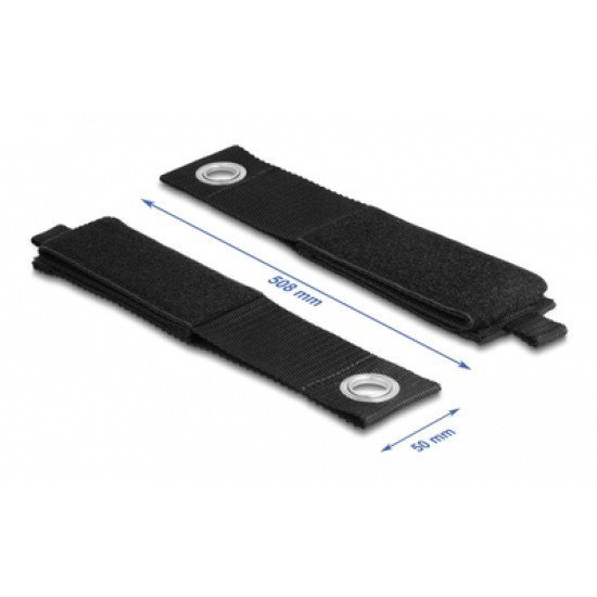 Delock Ιμάντες Τύπου Velcro 19573, 50.8 X 5Cm, Μαύρος, 5Τμχ Delock Ιμάντες Τύπου Velcro 19573, 50.8 X 5Cm, Μαύρος, 5Τμχ