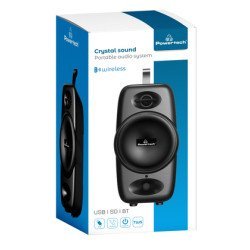 Powertech Φορητό Ηχείο Pt-987, 10W Rms, Tws, 2000Mah, Μαύρο