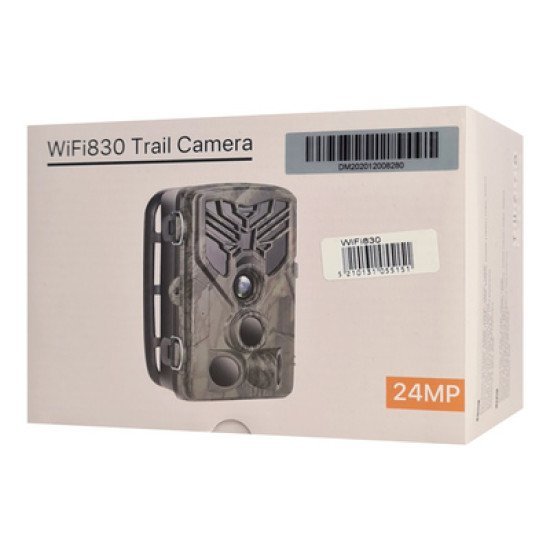 Suntek Κάμερα Για Κυνηγούς Wifi830, Pir, 24Mp, 1296P, Wifi, Bt, Ip66