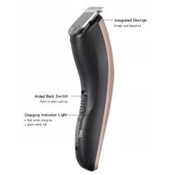 Htc Ασύρματη Κουρευτική Μηχανή At-1210A, 4 Μήκη Κοπής, Ροζ Χρυσό