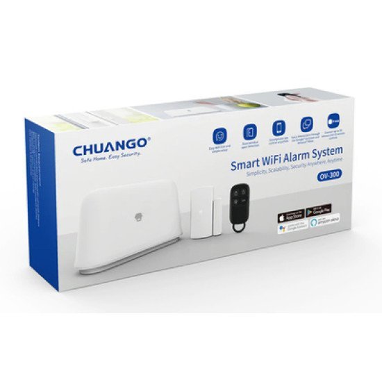 Chuango Ασύρματο Σύστημα Συναγερμού Ov-300, Wi-Fi