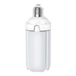 Powertech Led Λάμπα E27-018, 4X Αναδιπλούμενα Πτερύγια, 52W, 4000K, E27