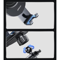 JOYROOM ασύρματος φορτιστής & βάση αυτοκινήτου JR-ZS212-AO, 15W, γκρι