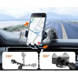 JOYROOM βάση smartphone αυτοκινήτου JR-ZS283-D για ταμπλό, μαύρη