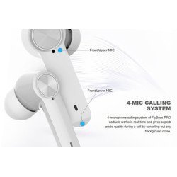 HIFUTURE earphones με θήκη φόρτισης FlyBuds Pro, True Wireless, λευκά