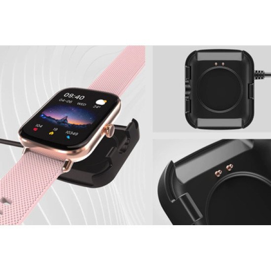 Hifuture Smartwatch Futurefit Zone, 1.69", Ip68, Heart Rate, Μαύρο