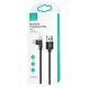 Usams Καλώδιο Lightning Σε Usb Us-Sj476, Περιστρεφόμενο, 2.1A, 1M, Μαύρο Usams Καλώδιο Lightning Σε Usb Us-Sj476, Περιστρεφόμενο, 2.1A, 1M, Μαύρο