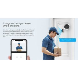 EZVIZ smart κουδούνι με κάμερα & οθόνη DP2C, WiFi, 1080p, PIR, 4600mAh