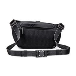Arctic Hunter Τσάντα Crossbody Y00013, Αδιάβροχη, Μαύρη