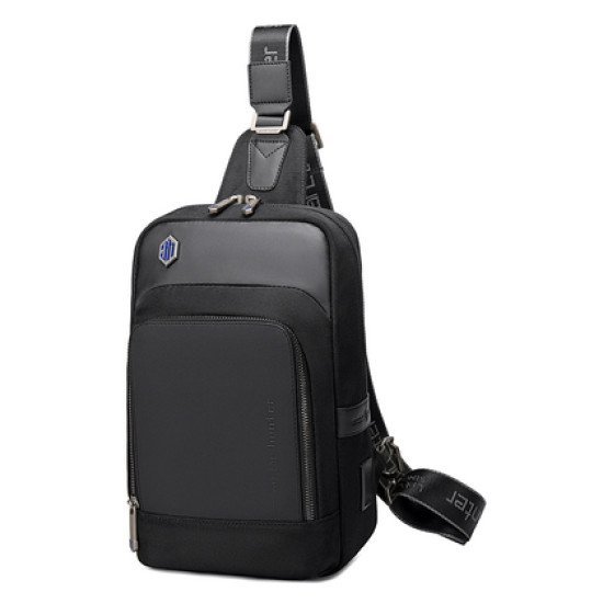 Arctic Hunter Τσάντα Crossbody Xb00116, Θήκη Για Tablet, Αδιάβροχη Μαύρη