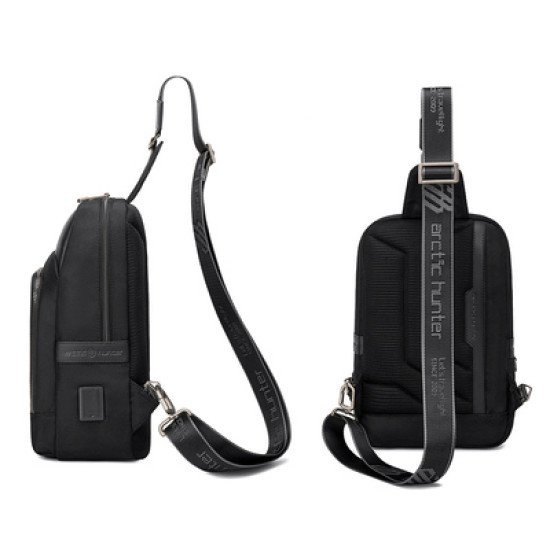 Arctic Hunter Τσάντα Crossbody Xb00116, Θήκη Για Tablet, Αδιάβροχη Μαύρη