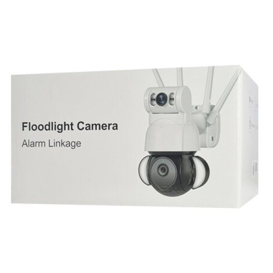Sectec Smart Κάμερα St-428-4M-Dl Με Προβολείς, Dual Lens, 4Mp, Onvif Ptz Sectec Smart Κάμερα St-428-4M-Dl Με Προβολείς, Dual Lens, 4Mp, Onvif Ptz