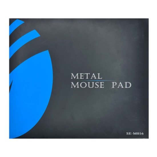 Μεταλλικό Mouse Pad Ct-Mp24-As, 246X202X2Mm, Αλουμίνιο, Ασημί/Μαύρο