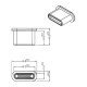 Delock Κάλυμμα Προστασίας Για Θύρα Usb-C 64014, Μαύρο, 10Τμχ Delock Κάλυμμα Προστασίας Για Θύρα Usb-C 64014, Μαύρο, 10Τμχ