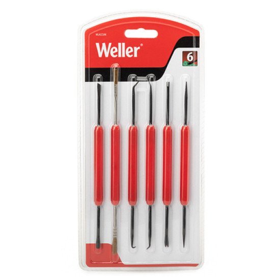 Weller Kit Εργαλείων Κόλλησης Wlaccsak, 6Τμχ