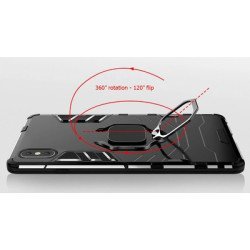 Powertech Θήκη Ring Armor Mob-1749 Για Iphone 14 Pro Max, Μαύρη