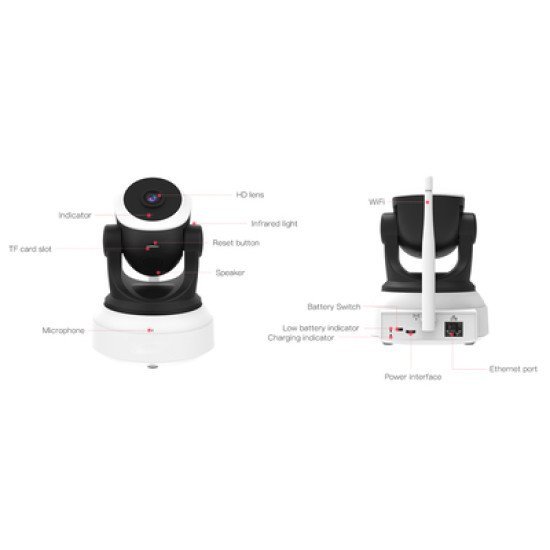 Vstarcam Smart Ip Κάμερα Cs24B, 3Mp, Wifi, Battery Backup