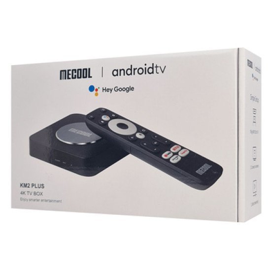 Mecool Tv Box Km2 Plus, Google/Netflix Certificate, 4K, Wifi, Android 11