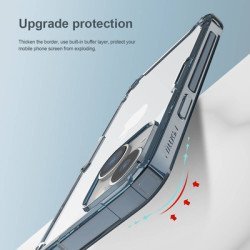 Nillkin Θήκη Nature Pro Για Apple Iphone 14, Μπλε & Διάφανη Nillkin Θήκη Nature Pro Για Apple Iphone 14, Μπλε & Διάφανη