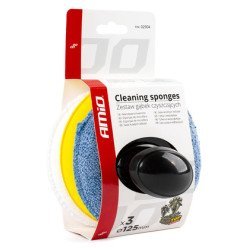 Amio Σετ Σφουγγαριών Καθαρισμού Αυτοκινήτου 02904 Με Λαβή, 12.5Cm, 3Τμχ