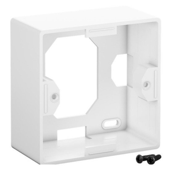 Goobay Επιτοίχια Πρίζα Cat 6 68244, 2X Rj45, 80X80Mm, Λευκή Goobay Επιτοίχια Πρίζα Cat 6 68244, 2X Rj45, 80X80Mm, Λευκή
