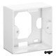 Goobay Επιτοίχια Πρίζα Cat 6 68244, 2X Rj45, 80X80Mm, Λευκή Goobay Επιτοίχια Πρίζα Cat 6 68244, 2X Rj45, 80X80Mm, Λευκή