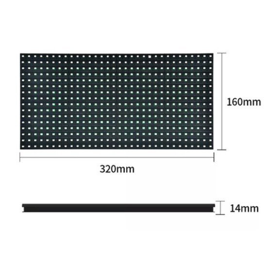 Keyestudio Led Panel Module P10 Kt0183 Για Arduino, 16X32Cm, Λευκό