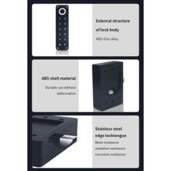 Kerong Ηλεκτροπύρος Kr-S1030, Συνδυασμού & Fingerprint, Μαύρος