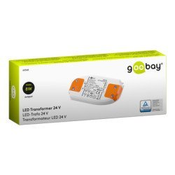 Goobay Μετασχηματιστής Led 60368, 24V, 8W, Ip20