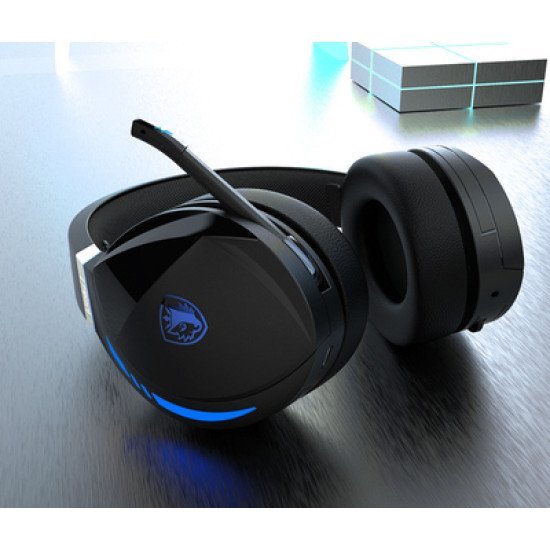 Sades Gaming Headset Warden I, Wireless & Wired. Multiplatform Bt, Μαύρο