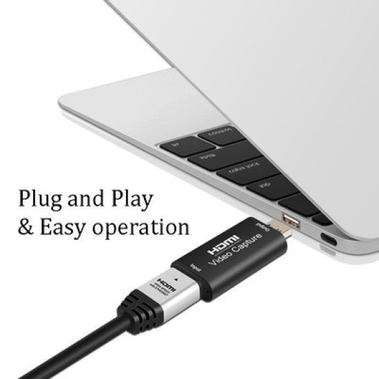 Powertech Converter Καταγραφής Video Cab-H147, Hdmi Σε Usb, Μαύρος Powertech Converter Καταγραφής Video Cab-H147, Hdmi Σε Usb, Μαύρος