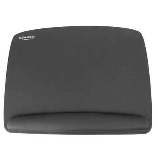Delock Mousepad Για Laptop Με Στήριγμα Καρπού 12601, 320X420Mm, Μαύρο Delock Mousepad Για Laptop Με Στήριγμα Καρπού 12601, 320X420Mm, Μαύρο