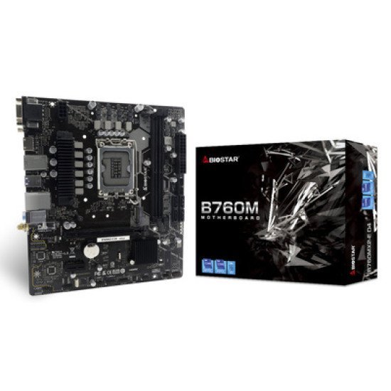 Biostar Μητρική B760Mx2-E D4, 2X Ddr4, S1700, Uatx, 2.5G Lan, Ver. 6.0 Biostar Μητρική B760Mx2-E D4, 2X Ddr4, S1700, Uatx, 2.5G Lan, Ver. 6.0