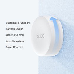 Tp-Link Smart Διακόπτης Tapo S200B, Με Μπαταρία, 868Mhz, Ver 1.0 Tp-Link Smart Διακόπτης Tapo S200B, Με Μπαταρία, 868Mhz, Ver 1.0