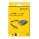 Delock Usb Hub 63190, 4X Usb 3.2 Gen 1 Θύρες, 5Gbps, Γκρι