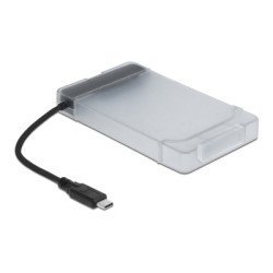 Delock Αντάπτορας Usb-C Σε Sata 64084 Με Θήκη Για 2.5" Hdd/Ssd, 6Gbps Delock Αντάπτορας Usb-C Σε Sata 64084 Με Θήκη Για 2.5" Hdd/Ssd, 6Gbps