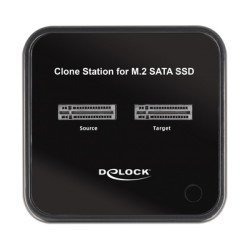 Delock Docking Station 64178, Clone Function, 2X M.2 Ssd, 6Gbps, Μαύρο