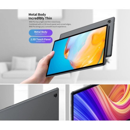 Teclast Tablet M40 Pro, 10.1" Fhd, 8/128Gb, Android 12, 4G, Γκρι