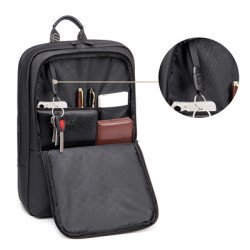 Arctic Hunter Τσάντα Πλάτης B00529 Με Θήκη Laptop 15.6", 22L, Μαύρη