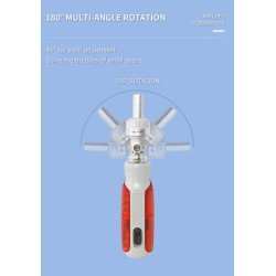 Best Κατσαβίδι Χειρός Bst-8937 Με Σετ Μύτες, Περιστρεφόμενο 180°, 14Τμχ