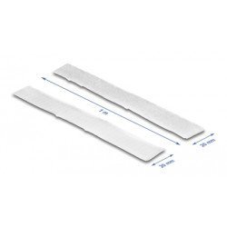 Delock Αυτοκόλλητη Ταινία Τύπου Velcro 19061, 1Mx20Mm, Λευκή Delock Αυτοκόλλητη Ταινία Τύπου Velcro 19061, 1Mx20Mm, Λευκή
