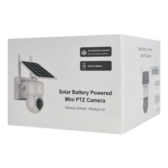 Sectec Smart Ηλιακή Κάμερα St-S517C-3M, 3Mp, Pir, Ptz, Cloud/Micro Sd Sectec Smart Ηλιακή Κάμερα St-S517C-3M, 3Mp, Pir, Ptz, Cloud/Micro Sd
