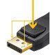 Goobay Καλώδιο Displayport 61696, 8K/60Hz, 32.4 Gbit/S, 1M, Μαύρο Goobay Καλώδιο Displayport 61696, 8K/60Hz, 32.4 Gbit/S, 1M, Μαύρο
